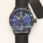 Swiss Replica Blancpain Fifty Fathoms Bathyscaphe Titanium Ceramic Watch Blue Dial